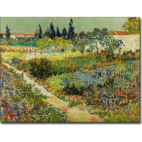 Hand-painted Van Gogh Famous Antique Reproduction Landscape Oil Painting Art Grate Wall Canvas Oil Paintings Artwork No Frame