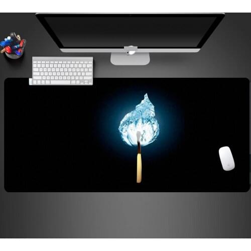 Blue Flame Mouse Pad High Quality Rubber Mousepad PC Computer Keyboard Mouse Game Desk Mat Best Selling Gamer Mause Pad