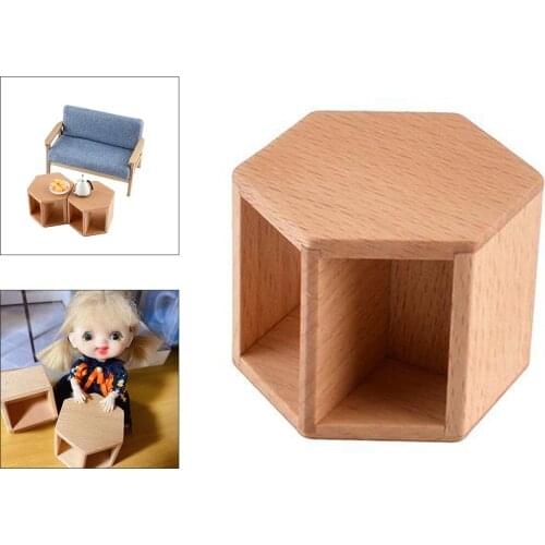Dolls House Mini End Table 1/12th Scale Miniatures Toy for Living Room Decor