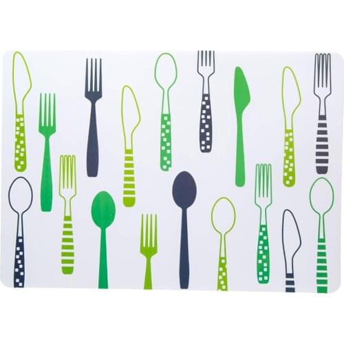Simple Cartoon Placemat Table Protective Pad Household Ornaments Tableware