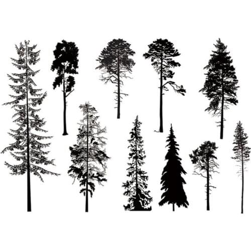 Tree Clear Stamp Or stamp for DIY Scrapbooking/Card Making/Kids Fun Decoration Supplies A063