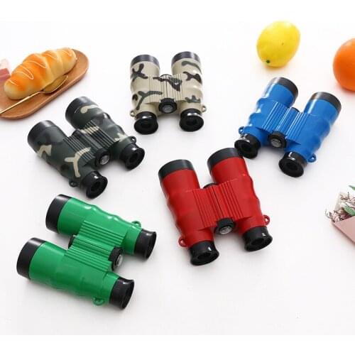 6x36 Folding Antiskid Double Straight Tube Children Telescope Binoculars Outdoor Camping Climbing Tools Travelling Field Kid Toy