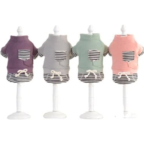 Warm Winter Dog Clothes Dog Hoodies Small Dogs Puppy Coat Jackets Sweatshirt for Chihuahua Doggie Cat Costume Cotton Pet Outfits