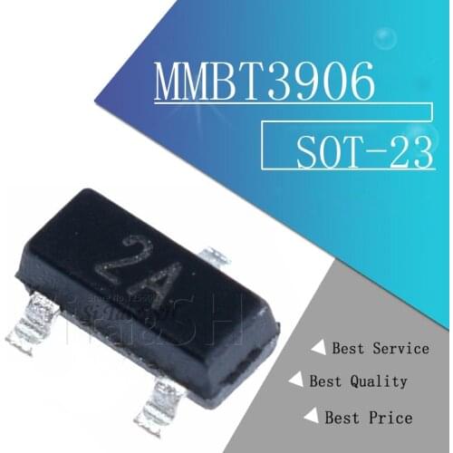 100PCS MMBT3906 MMBT3904 MMBT4401 MMBT5401 MMBT5551 MMBTA42 MMBTA92 SOT-23 Transistor new and Original