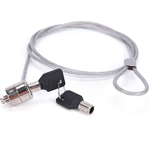 Hot sale Anti-Theft Office Notebook Laptop PC Computer Desk Key Security Lock Chain Cable Drop Shipping
