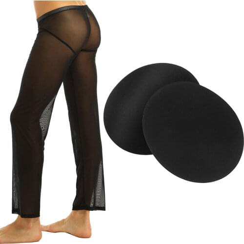 1Pair Mens Rear Enhancing Butt Pads Removable Foam Contour Hip Sponge Buttock Pads for Underwear Boxer Brief Insert Butt Hip Pad