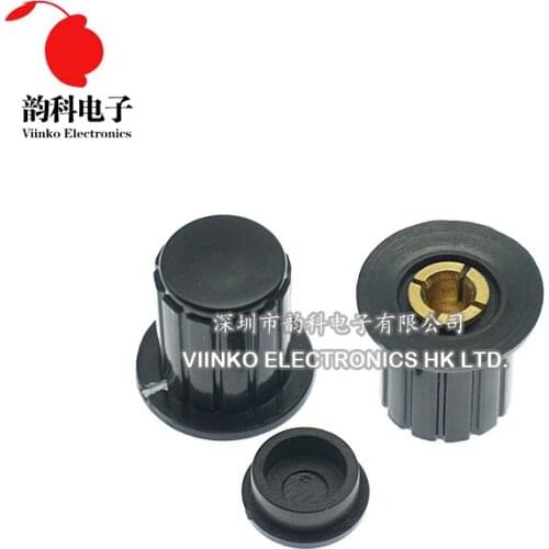200pcs WXD3-13 knob button cap suitable for high quality WXD3-13-2W WXD3-12 turn around special potentiometer knob KYP16-16-4