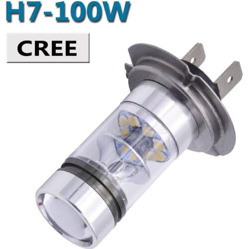 2X 12V 8000K Cold White H7 H11 Led Bulb Fog Lights 3000LM 6000K 12V White DRL Daytime Running Car Lamp Auto Light Blanc Bulbs