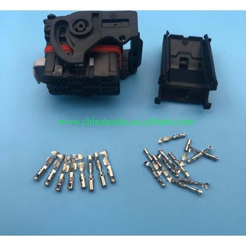 48 pin /way molex electrical wire harness ecu connector sets 0366380002 female plastic automotive socket 0643201311