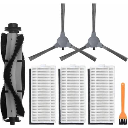 7Pcs Gray Main Brush For Coredy 3500, R3500, R550 R500 + R650 R750 Vacuum Cleaner Replacement Household Cleaning Adapter