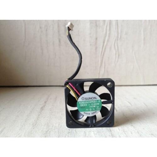 For SUNON KDE0503PEB1-8 3cm 3007 30x30x7mm DC 5V 0.65W Ball Bearing Server Inverter Cooling Fan