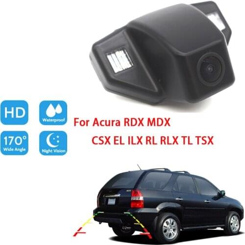 HD CCD Car Rear View Reverse Back Up Parking Night Vision Waterproof Camera For Acura RDX MDX CSX EL ILX RL RLX TL TSX