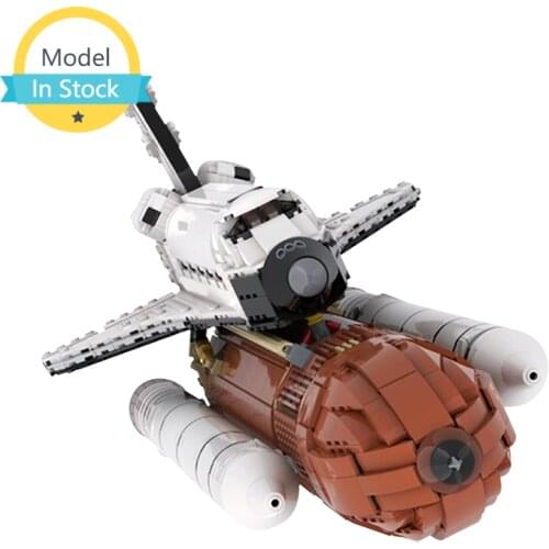 MOC Universe Plane Series Space Shuttle Building Blocks Sky Vehicle Rocket Airplane Bricks Assemble Idea Model Toy Children Gift