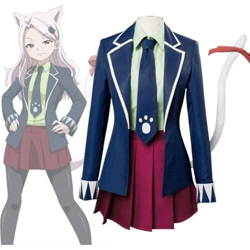 Final Season Carla Human Form Cosplay Costume Suit Uniform Jacket Top Halloween Carnival Costumes For Women Girls