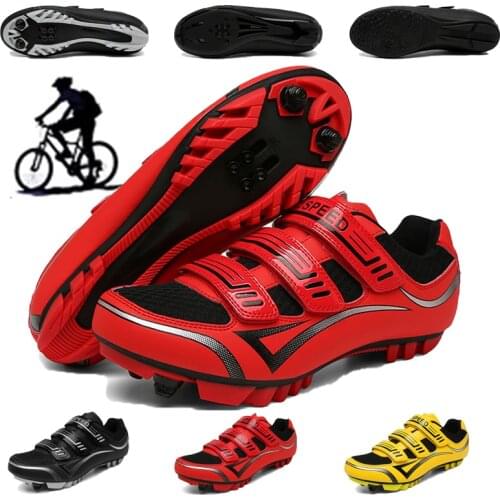 2021 Cycling MTB Shoes Men Sports Route Cleat Road Bike Speed Flat Sneaker Racing Women Bicycle Mountain Spd Biking Footwear