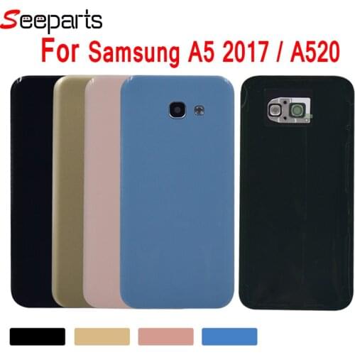 For Samsung Galaxy A5 2017 Battery Door Housing Cover Case For Samsung A5 A520 Battery Cover Shell Replacement Parts