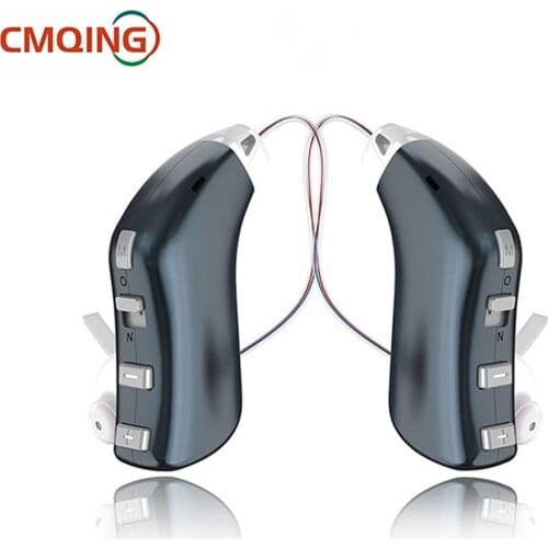 Best 12 channel Rechargeable Digital Hearing Aid Severe Loss Invisible BTE Ear Aids High Power Amplifier Sound For Deaf Elderly