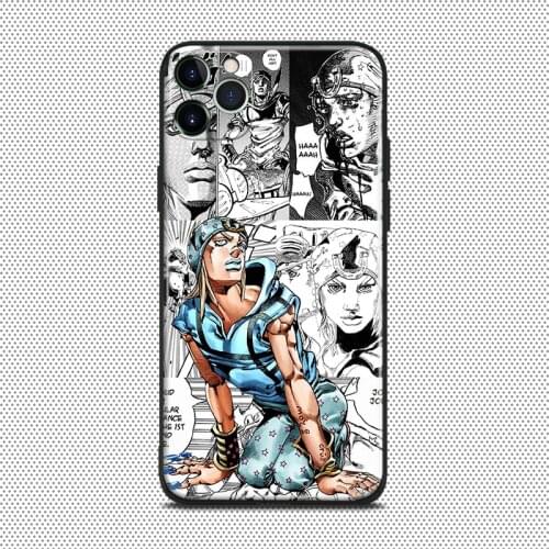 Early johnny joestar jojo anime For iPhone se 6 6s 7 8 plus x xr xs 11 pro max soft silicone phone case cover shell