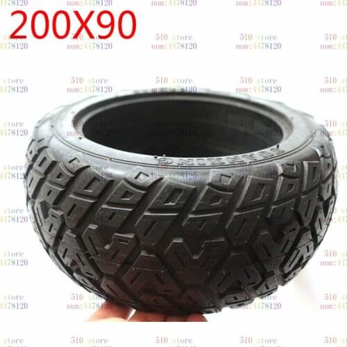 Newest 200x90 Solid tire without inner tube tyres fit electric scooter torque car 8 inch non inflatable solid tire