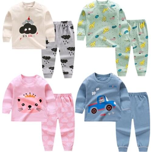 Baby Clothes autumn New cartoon Girl Clothing Set Cotton Baby Clothes Suits Infant Kids Clothes toddler girl winter clothes