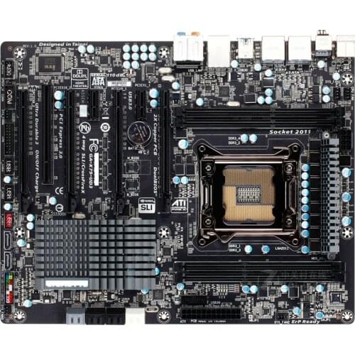 Free shipping original motherboard for Gigabyte GA-X79-UD3 DDR3 LGA 2011 for I7 32nm CPU X79-UD3 X79 Desktop motherboard