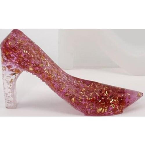 Transparent Silicone Mold High heels decoration shoes Mold ornaments table decoration silicone mold DIY crystal epoxy mold