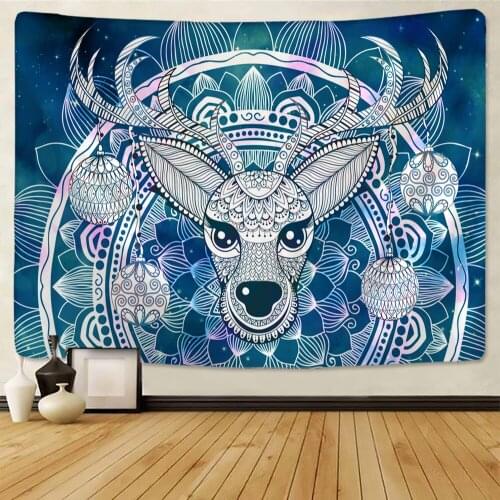 Psychedelic scene animal tapestry home art decoration Bohemian Hippie large size tapestry psychedelic scene sheet yoga mat