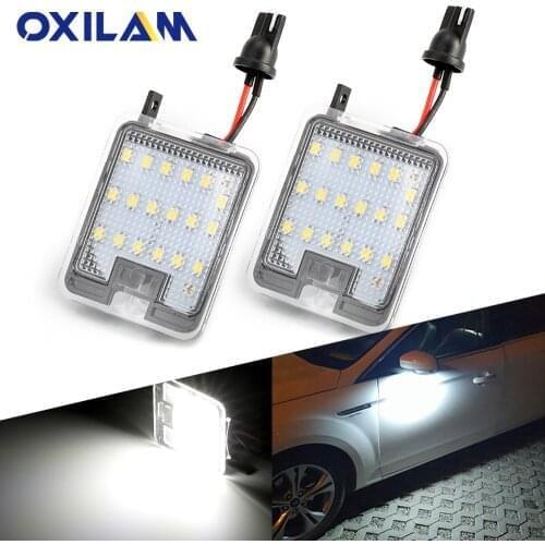 OXILAM 2x Canbus LED Side Mirror Lights For Ford Kuga Mondeo 4 Escape Focus 3 S-Max WA6 C-Max 2 LED Courtesy Light Super Bright