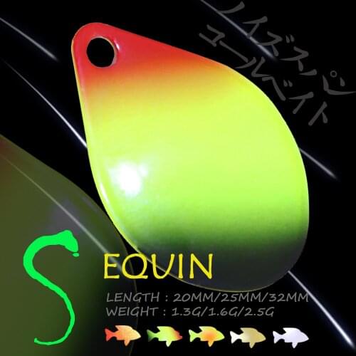 WALK FISH 1PCS 1.3G/1.6G/2.5G Sequin Spoon Bait Pesca DIY Fishing Lures Noise Film Sinking Hard Bait Fishing Accessories