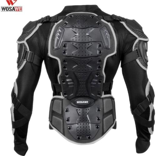 WOSAWE Motorcycle Full body Armor Protection Jackets Motocross Racing Clothing Suit Moto Riding Protectors Turtle Jackets