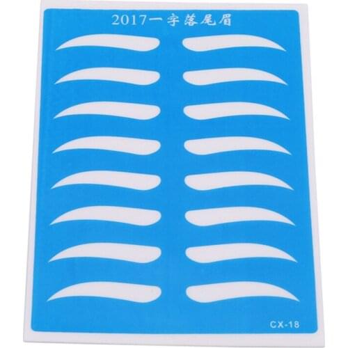 1Pack Eyebrow Tattoo Practice Skin Permanent Makeup Eye Brow Microblading Tattooing Fake Skin Accessories For Beginners