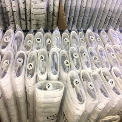 100pcs/lot 1M 3FT USB Cable Cord for iPhone 6 6s 7 8 Plus 5 5s 8pin Charger