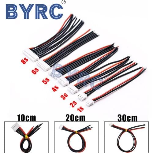 1S 2S 3S 4S 5S 6S 8S Lipo Battery Balance Charger Cable IMAX B6 Connector Plug Wire Wholesale