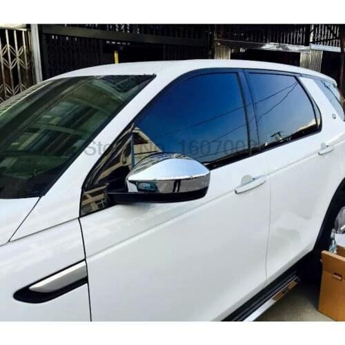 For Land Rover Discovery Sport 2015 2pcs ABS Chrome Car Side Rearview Mirror Cover Protectors Molding Trim Car Accessories