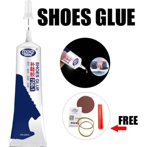 60ml Shoe Glue Shoe Repair Glue Resin Soft Rubber Shoe Repairer Waterproof Universal Strong Shoe Repair Glue Strong Mending Glue