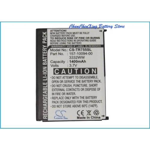 Cameron Sino 1400mAh Battery 3-1000181-1, 3332WW, 35H00092-00M, DC070619, 157-10094-00 for Palm Treo 755, Treo 755p