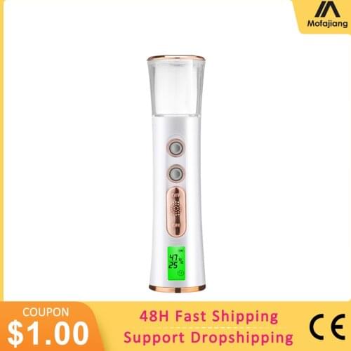 Skin Analyzer Machine Nano Mist Sprayer Facial Body Nebulizer Steamer Moisturizing Skin Care Tester Mini Face Spray Humidifier