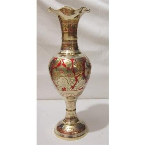 India antique vase fashion gifts antique copper ornaments India Golden Vase