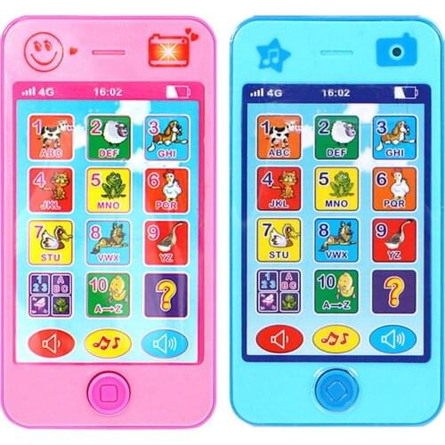 Baby Early Learning&Training Machines toy phone Russian language animal sounds kids educational musical Phone For Children