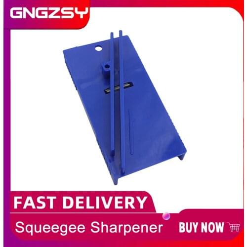 Hard Card Squeegee Sharpener Scraper Repair Tool Window Tint Tool Sharpening Smoothing Edges Car Wrap Tool Skiving Knife E33