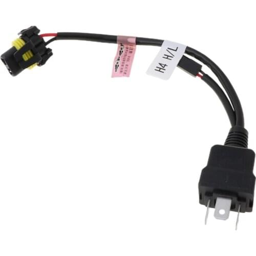 Relay Harness Control Cable For H4 Hi/Lo Bi-Xenon HID Bulbs Wiring Controller