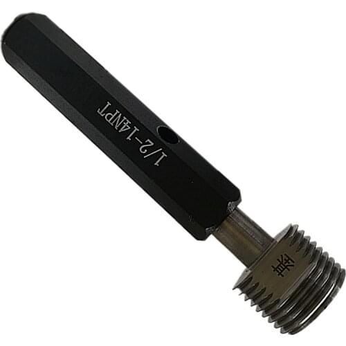 Taper Plug Gauge Measure Gauge Screw Gauge NPT Go-no Go Fixed Gauges Thread Gage Taper Pipe Plug Gauge RC1/8 1/4 1/2 3/4 1