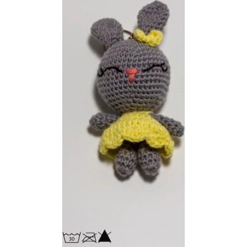 Propixel Amigurumi Rabbit plush toy and keychain 12 cm