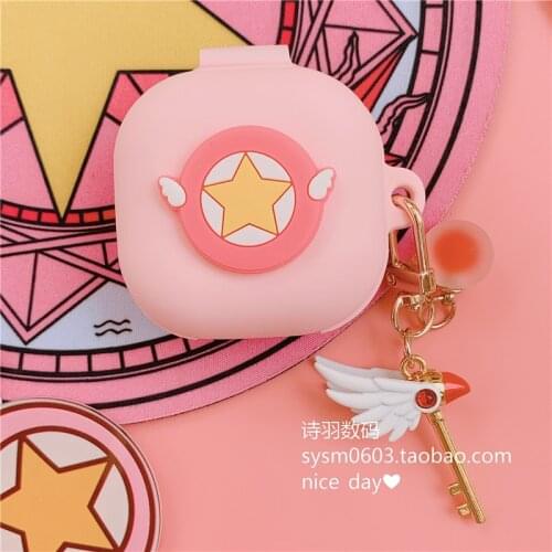 Sailor Moon Cartoon Earphone Cover for Samsung Galaxy Buds Live Case Anti-shock Silicone Case 2020 Headphone Box