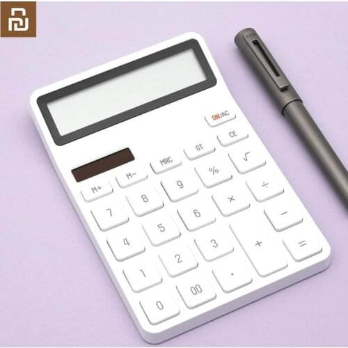 Mi MIIIW 12 digits electronic calculator simple LED diode LED display tool for calculating office workers student stationery