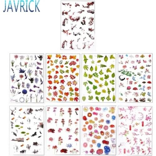 Natural Flowers Leaves Goldfish Epoxy Resin Fillers Jewelry Fillings Materials F3MD