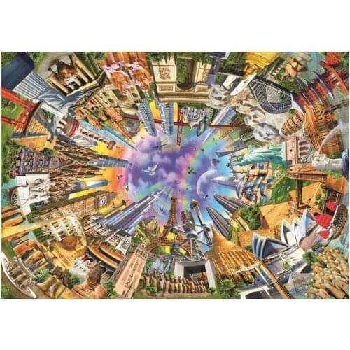 World Monuments 3000 Piece Jigsaw Puzzle