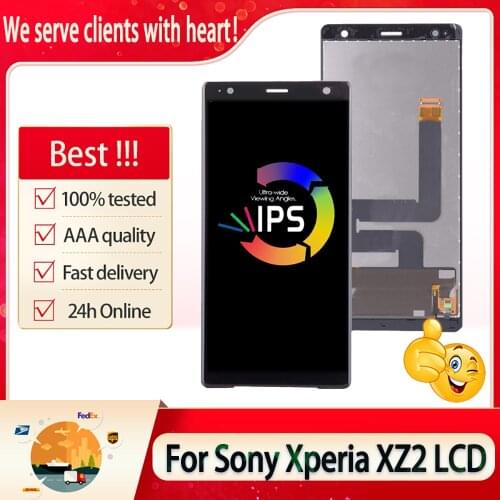 5.7'' For Sony Xperia XZ2 H8216 H8266 H8276 H8296 LCD Display Touch Screen Digitizer Panel Assembly Replacement Parts