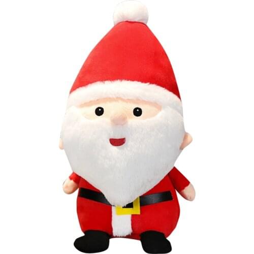 1pc 23CM Lovely Santa Claus & Elk Snowman Plush Toys Stuffed Animal Doll Christmas Gifts For Children Kids Home Decoration