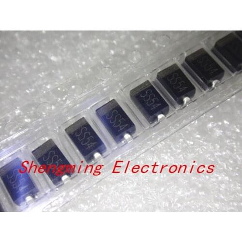 1000pcs SS54 SK54 1N5824 5A 40V SMA DO-214AC IN5824 diode